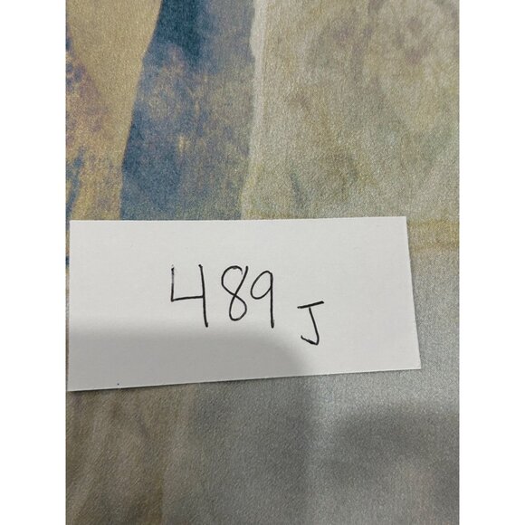 Liz Claiborne Collection Silk Safari Watercolor Print Button-Up Blouse Sz 16 - Picture 9 of 9